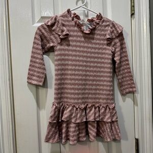 Isobella & Chloe Pink Textured Dress